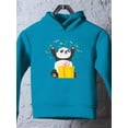thumbnail image 3 of Cute Panda Bear Opening Present Hoodie Toddler -Image by Shutterstock,  4 Toddler, 3 of 4