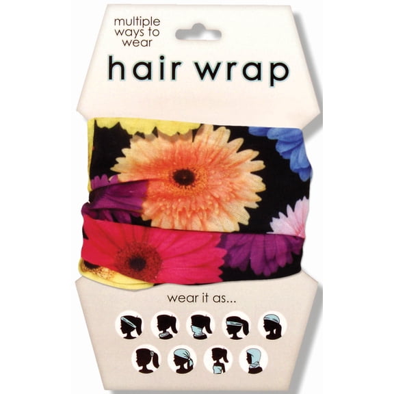 FLOWERS HAIR WRAP