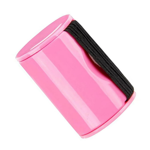 Finger Rattle Finger Shaker with Strap Rhythm Finger Shaker for Guitar Ukulele Pink