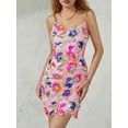thumbnail image 3 of LMLYSoH Women Sling Dress, Sleeveless Backless Sequined Flower Club Party One-Piece Dress, 3 of 9