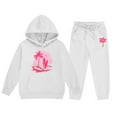 thumbnail image 2 of CHENge 2 Pieces Girls Outfits Tie Dye Sweatsuits Pant Set Long Sleeve Athletic Sweatshirts and Sweatpants with Pockets, 2 of 4