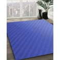 thumbnail image 3 of Ahgly Company Machine Washable Indoor Rectangle Transitional Light Slate Blue Area Rugs, 5' x 7', 3 of 7