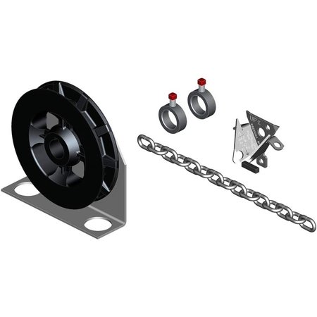 Garage Door Chain Hoist Model 200D Direct Drive 3 3/8 Inch Offset (1 Inch Shaft)