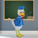 thumbnail image 3 of Disfraz de muñeco de dibujos animados de pato Donald de Disney, disfraz de muñeco de Winnie Bear Walking Man, disfraz de cabeza de muñeco de actuación de anime, 3 of 4