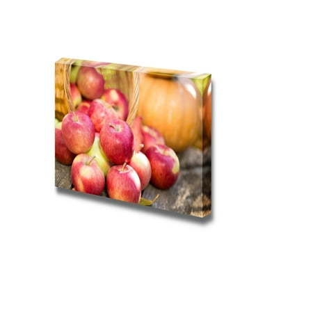 Fruits and Vegetables in Autumn Outdoors Thanksgiving Holiday Concept - Canvas Art Wall Decor - 24