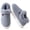 Gray, variant on Knivor Memory Foam Bootie Slippers for Women Men Unisex Corduroy Faux Fur Collar Closed Back House Slippers Plush Fuzzy Warm Indoor Winter Home Shoes for Couples