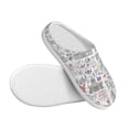 thumbnail image 3 of KLL America Landmarks2 Pattern Adult Unisex Cozy Slippers,Fuzzy Slip-on Slippers TPR Sole Slippers Comfort Plush Home Footwear for Indoor & Outdoor-46/47, 3 of 7