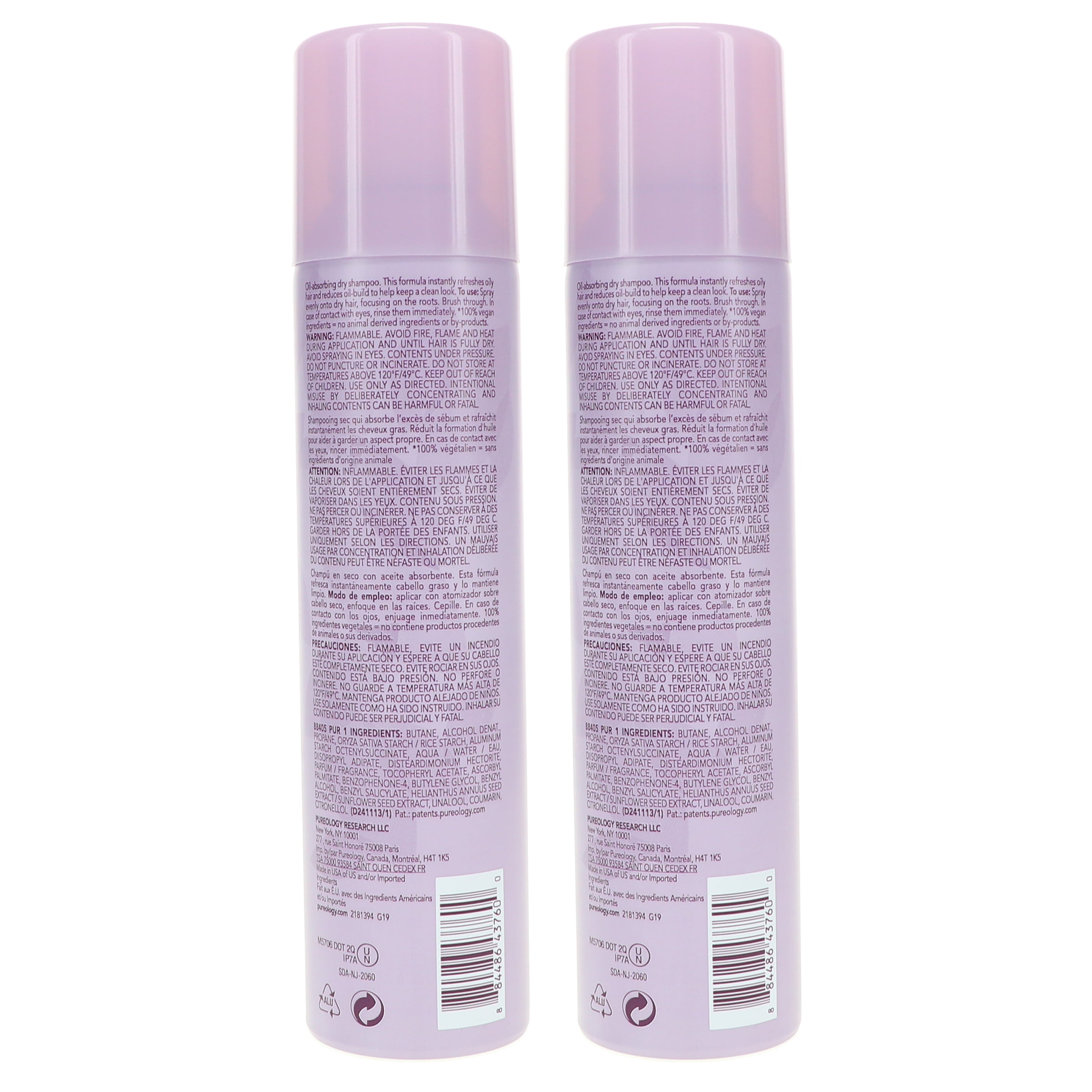 Pureology Style + Protect Refresh & Go Dry Shampoo 5.3 oz 2 Pack