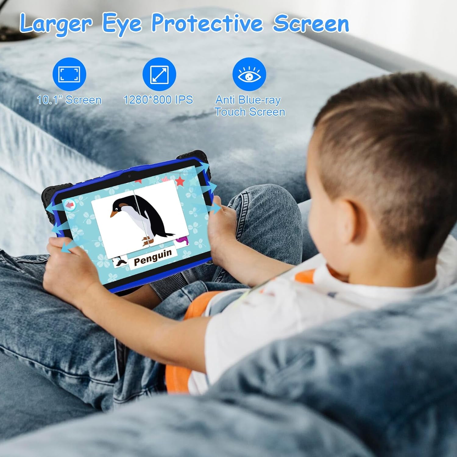10.1 inch Android 13 Tablets 8GB+64GB Quad Core Tablet, IPS Screen, 8.0 MP Camera, Wi-Fi, Bluetooth, GPS, FM Tablet PC Black