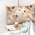 thumbnail image 4 of Kdxio Cotton Pillow Cases 20"x30" Pillowcases,Soft and Breathable Bedroom Pillow Cases-Tropical Beach Sea Shell-No Pillow Core, 4 of 5