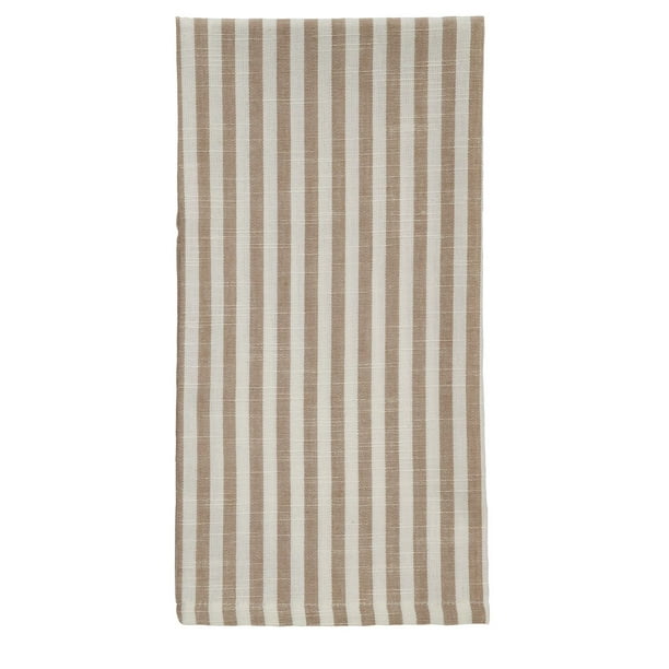 Au Natural Stripe Dishtowel Country Farmhouse Kitchen Dish Towels Walmart Com Walmart Com
