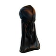 thumbnail image 1 of Headwraps Assorted Colors Long Tail Pirate Hat Unisex Windproof Single Layer Attractive Chic Design Breathable Turban Beanies black, 1 of 4