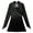 Black, variant on Raenseen Women Adult Gymnastics Ballet Dance Skirted Leotard Lyrical Figure Ice Skating Dress White S