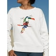 thumbnail image 2 of Colorful  Toucan Design Sweatshirt Women -Image by Shutterstock, Female Small, 2 of 4