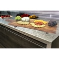 thumbnail image 2 of Woodard & Charles Acacia Wood 29" Extra Large Platformed Serving Paddle Board Tray, 2 of 8