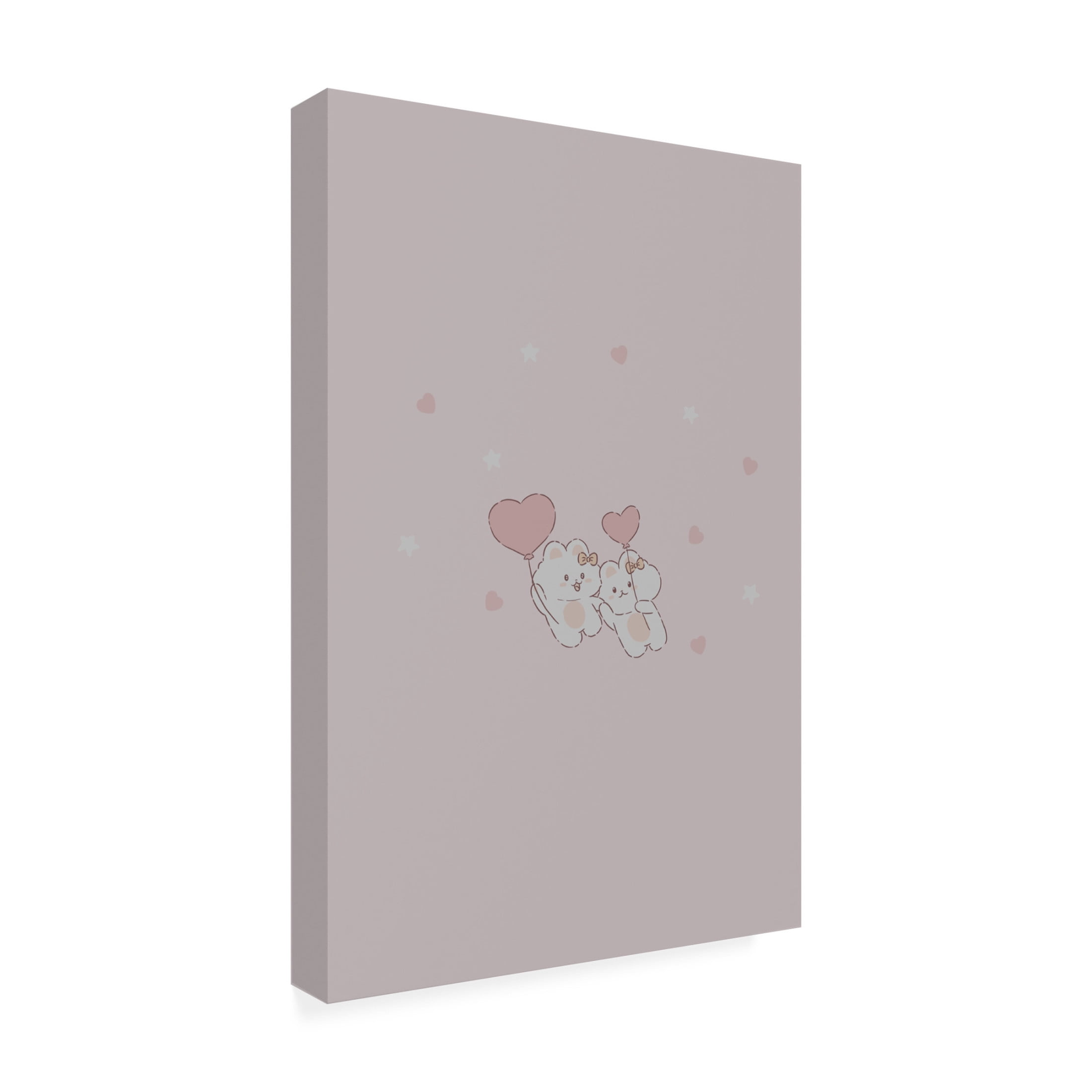 Trademark Fine Art Xuan Thai Kawaii Bunny (1) Canvas Wall Art