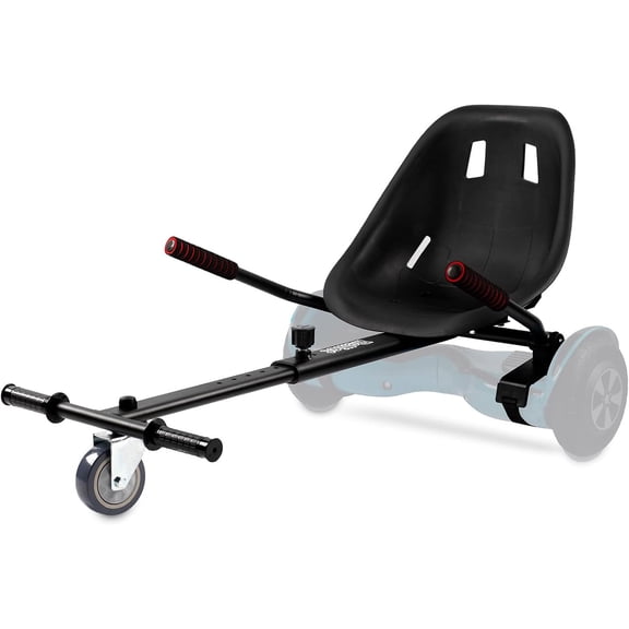 Hoverboard Seat Attachment for Kids & Adults, Hoverboard Go Kart Attachments Fits Self Balancing Scooter, Hoverboard Accessories with Adjustable Frame, Transforming into Go Kart