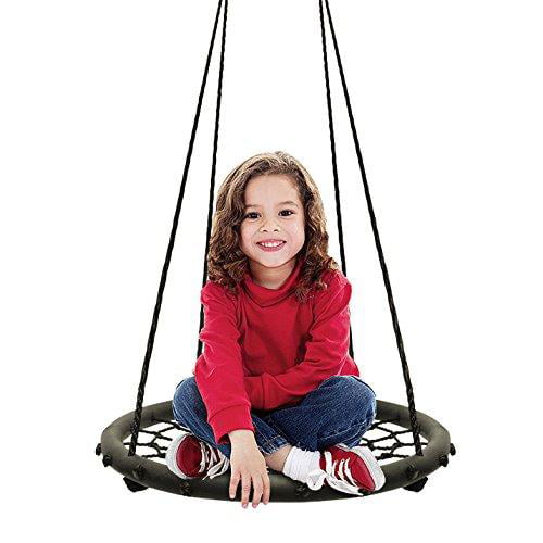 Swing Set Great For Tree Kids Round Mat Swing Bac Sorbus Spinner Swing 