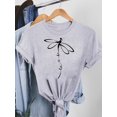 thumbnail image 1 of Ropa de verano para mujer, camisetas informales a la moda con estampado de letras, tendencia de los 90, camiseta gráfica bonita de manga corta para mujer Tan Jianjun unisex, 1 of 2