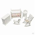 thumbnail image 1 of 10x Modern 1:12 Rocking Horse + Cabinet Furniture Set Dollhouse Bedroom Accs, 1 of 9