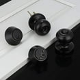 home improvement direct 5 Pack Matte Black Entry Knob with Matching