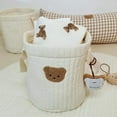 thumbnail image 3 of lanema Baby Diaper Caddys Organizer for Girl Boy Cotton Rope Nursery Storage Basket, 3 of 12