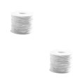thumbnail image 2 of Maoww 0.8mm Polyester Beading String DIY Craft Knotting Cord For Bracelet Cored Elastic Rope DIY Accessories white 2Set, 2 of 6