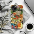 thumbnail image 6 of Vintage Collage Cat & Goldfish Phone Case, Artistic Botanical iPhone Cover for iPhone 16 15 14 13 12 11 Pro Max Mini, 6 of 6