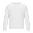 thumbnail image 4 of Xunlbb Sweatshirts for Men, Fashionable Men's Solid Color Long Sleeve Round-Neck Blouses Shirts S-3XL, 4 of 6