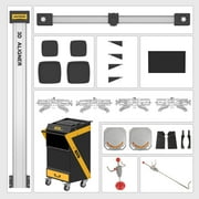 Autool XC505 3D Wheel Alignment Machine, Wheel Alignment & Balancing System with Voice Guidance, Car Model Database, Precise Positioning, Multilingual