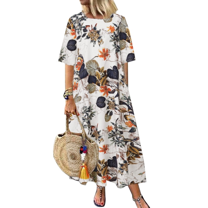 mid calf casual dresses