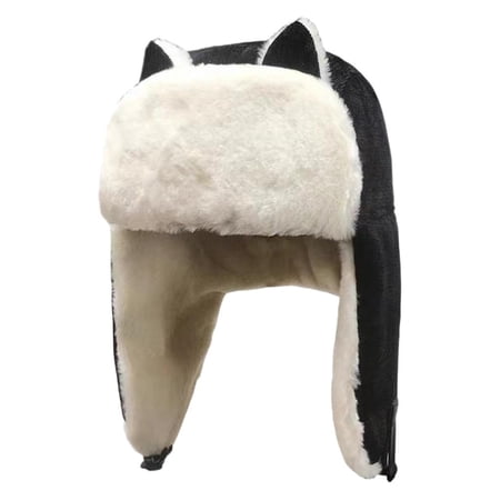 Wxqbjtam Trapper Hat Hat Women Men Christmas Ushanka Warm Earflap Russian Snow Windproof