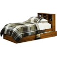 Mainstays Twin Storage Bed, Alder