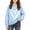 Blue F, variant on Abtuhar Fall Hooded Pullover Sweatshirt for Kids Girls Solid Long Sleeve Tops for 1-10 Years