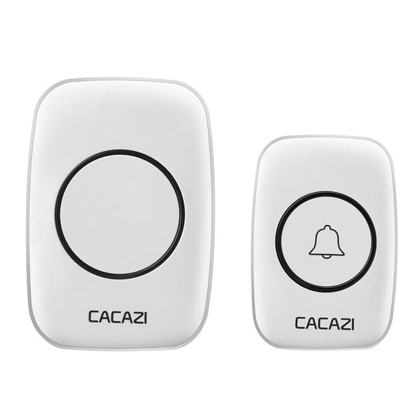 Timbre inalámbrico, timbre inteligente para el hogar, timbre inalámbrico con control remoto para personas mayores, resistente al agua
