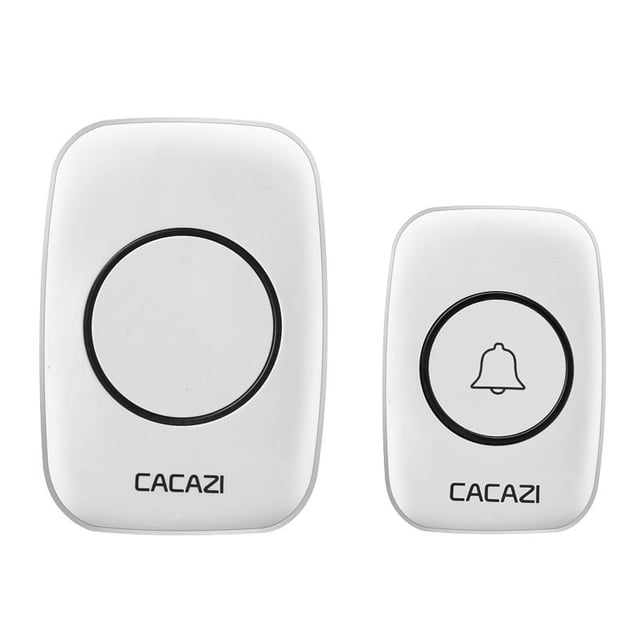 Timbre inalámbrico, timbre inteligente para el hogar, timbre inalámbrico con control remoto para personas mayores, resistente al agua