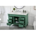 thumbnail image 6 of Elegant Lighting Vf13048 Lexington 48" Free Standing Single Basin Vanity Set - Off White, 6 of 7