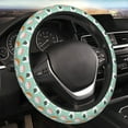 thumbnail image 5 of Rateoe Kawaii Sushi Pattern Elastic Stretch Steering Wheel Cover, Universal 15 inch, Microfiber Breathable , Anti-Slip, Odorless, Easy Carry, 5 of 6