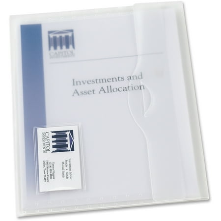 Avery Vinyl Envelopes - Avery Translucent Document Wallets, Letter, Polypropylene, Translucent, 12/Box