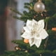 thumbnail image 2 of 1 Pieza de la Flor de Simulación de la Decoración Del Árbol de Navidad - Flor de Simulación de Tela - Decoración de la Escena de la Boda / Fiesta / Sala - Regalo de Vacaciones, 2 of 6