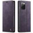 thumbnail image 2 of CaseMe Calf Leather Lining Microfibre Wallet Case for Samsung Galaxy S20 FE 5G 6.5-inch with RFID Blocking,Magnetic Closure,Card Slots,Cash Slot,Kickstand,Shockproof Flip Folio Protective Phone Case, 2 of 10