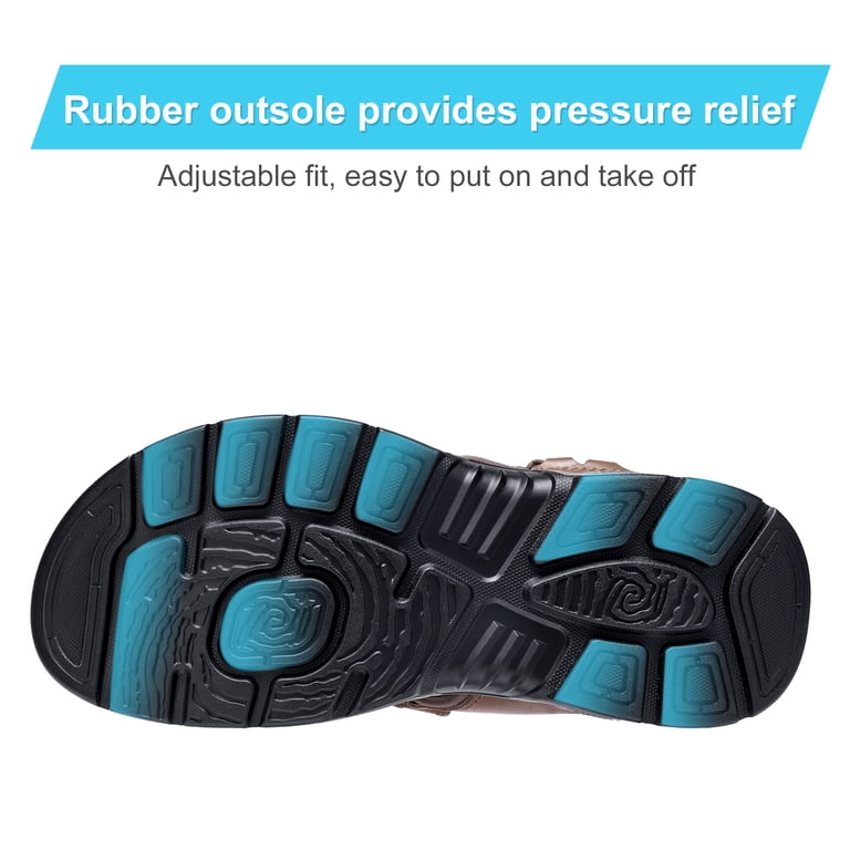?Men\'s Hiking Sandals Blue Outdoor Athletic Walking Casual Sports Shoes OutPro Men main image 4