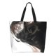 thumbnail image 1 of Balery Black And White Boston Terrier Bolsa Tote Estilo Estético con Cremalleras, Bolsa de Hombro, Bolsa de Compras Grande y Plegable, 1 of 8