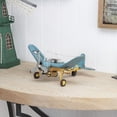 thumbnail image 2 of 14.5" Blue and Yellow 1942's World War II Navy F4 Corsair Tabletop Decoration, 2 of 5