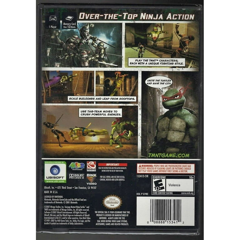 Tmnt gamecube sale games
