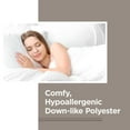 thumbnail image 5 of DOWNLITE 4 Pack Hotel Style Hypoallergenic Down Alternative Value Pillow - Soft/Medium Density - Jumbo 20" x 28" - Sham Stuffe, 5 of 5
