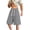 Gray Shorts for Men, variant on DODADAWANJ Mens Striped Shorts Big and Tall Wide Leg Baggy Short Comfort Elastic Waist Knee Length Shorts with Drawstring L
