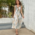 thumbnail image 3 of Easter Watercolor Carrot Hand Drawn Sleeveless Dress Summer Women Clothes Dress for Pregnant Women Dresses, 3 of 9