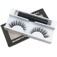 thumbnail image 3 of Natural Lashes Eyelashes Fluffy Clear Band False Lashes Wispy Eye Lashes Pack Short 5D Volume 15mm Eyelashes Kit with Lash Glue by Tkrady, 3 of 5