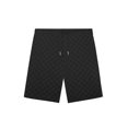 thumbnail image 5 of Short Sets for Men Long Sleeve Crewneck Shirt and Wide Straight Leg Shorts 2 Piece Matching Set Mens Summer Outfits, 5 of 8